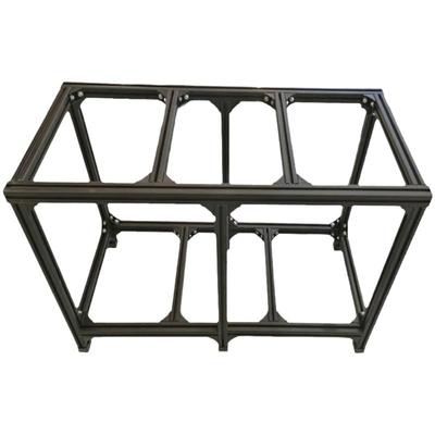 铝型材鱼缸架子铝合金鱼缸底柜大型框架子定制DIY流水线承重支架