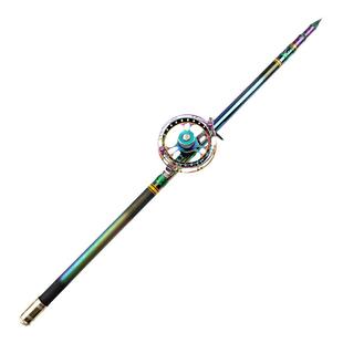 鲟海鱼竿19调谷麦鱼竿大物前打竿定位超轻硬式鱼竿谷麦竿套装手竿