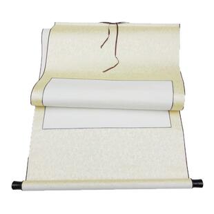 批发空白画轴精裱竖轴四尺全绫中堂生宣挂轴书法书画卷轴定做包邮