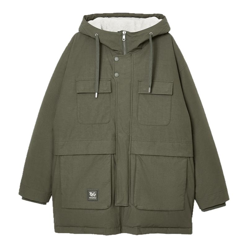 杰克琼斯连帽冬季新款羽绒服