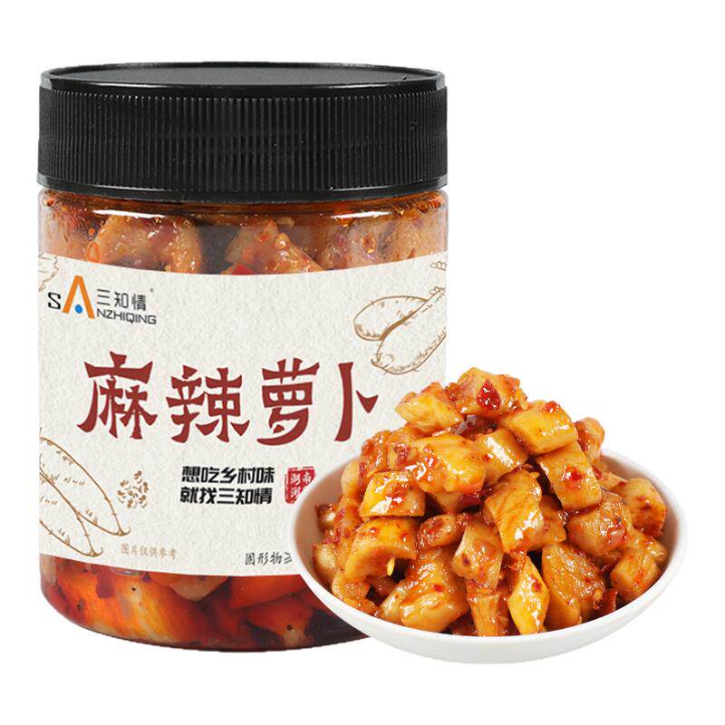 三知情麻辣萝卜干咸菜湖南特产
