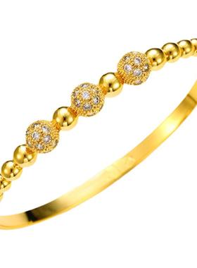 镂空气质越南沙金手镯时尚