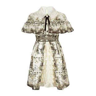 华服系列-维也纳假日LULUALWAYS法式宫廷华丽连衣裙女