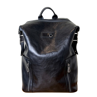 高级感真皮男士双肩包大容量头层牛皮背包男包设计感旅行皮质书包
