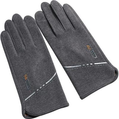 秋冬骑行手套绒保暖防寒新款男士