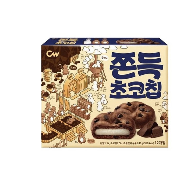 韩国直邮进口青右巧克力麻薯打糕