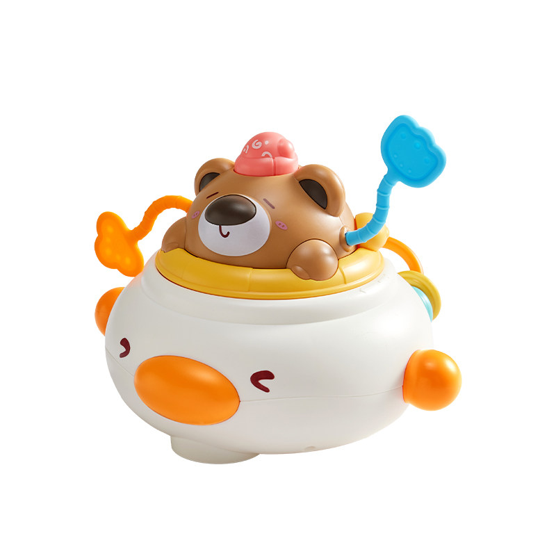嫚熙萌宠万向车学爬玩具宝宝抬头爬行消耗体力婴儿0-3岁1早教哄娃