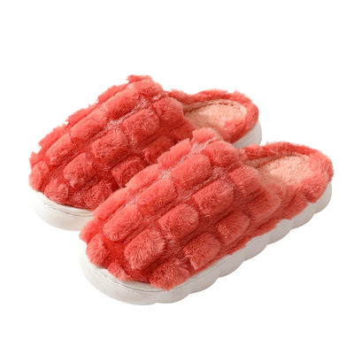 情侣款超轻防滑简约居家棉拖鞋