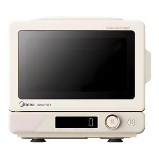 美的小滋味2.0家用微波炉平板微烤炸一体空气炸烤箱变频新品C15