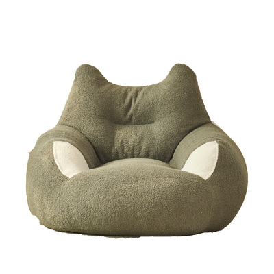 奶油风懒人沙发豆袋宝宝阅读座椅小沙发单双人卧室客厅儿童房沙发