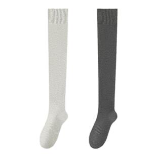 过膝袜子女长筒袜秋冬款棉袜加厚小腿袜长袜冬季长腿棉袜护膝袜套