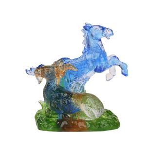 宋韶光2026马年吉祥物生肖鼠牛虎兔龙蛇马羊猴鸡狗猪琉璃摆件吊坠