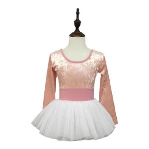 秋季金钻绒儿童芭蕾舞蹈练功服宝跳舞衣女孩形体服女童长袖中国舞