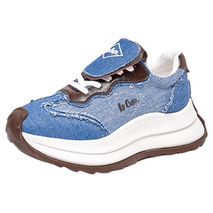 Lee Cooper时尚老爹鞋女款2025新款秋冬款软底增高低帮运动阿甘鞋