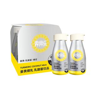 界界乐姜黄椰乳酸奶口感温和