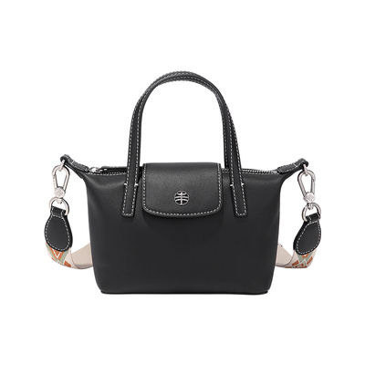 BAMPO半坡头层牛皮饺子包