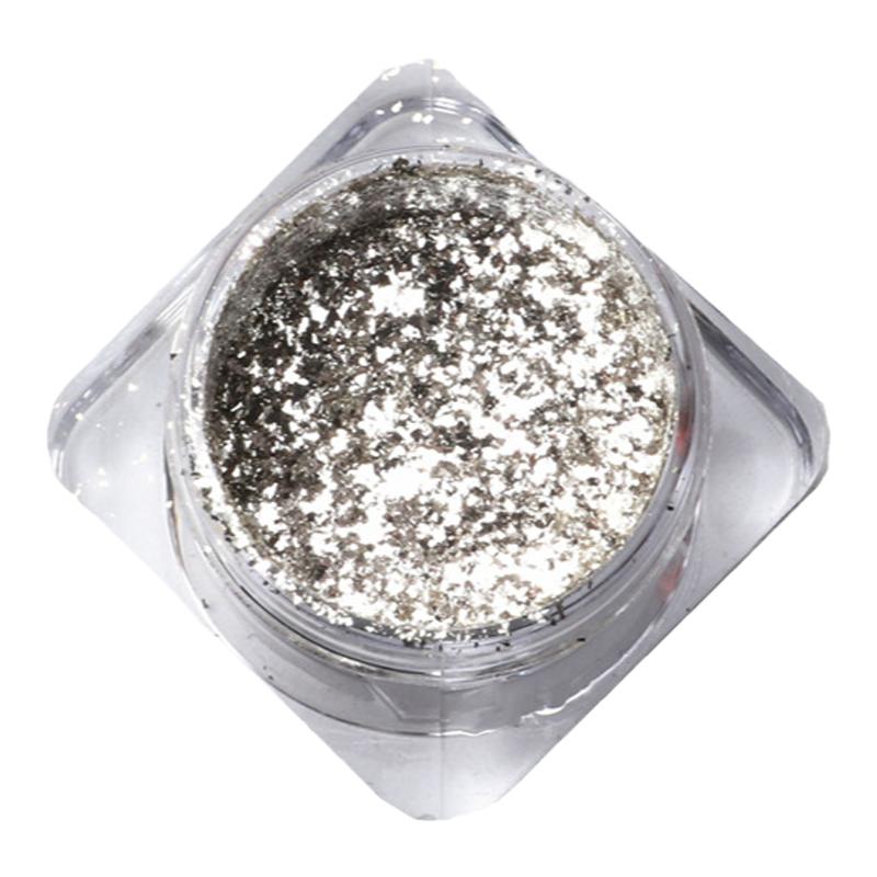 新品美甲超轻薄钻石亮银铂金闪粉