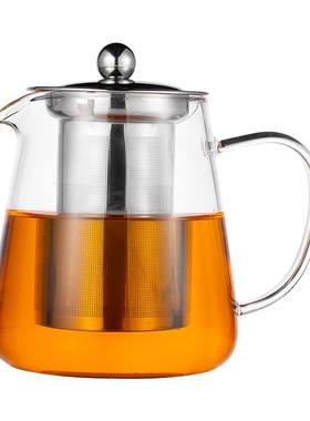 玻璃耐高温茶水分离泡茶壶泡茶器