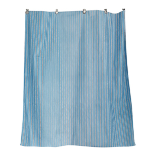 门帘遮挡帘免打孔韩系条纹卧室隔断帘浴室卫生间遮挡帘子柜门半帘