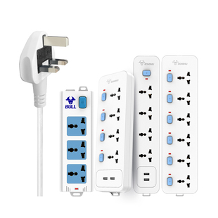 Bull British Standard Power Strip for HongKong China sockets