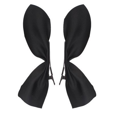 甜美公主风~黑色蝴蝶结发卡