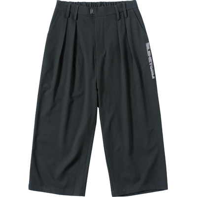 立体剪裁国潮机能战术阔腿七分裤