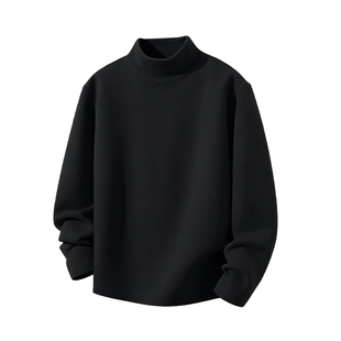 班尼路SK双面绒高领打底衫男款冬季新款青少年长袖t恤男士秋衣男A