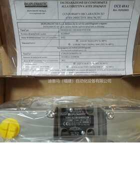 议价意大利迪普马DUPLOMATIC电磁阀 DS3KD2-S1/10N-D24K9T01/CM