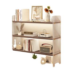 桌上书架桌面置物架多层简易书柜学生家用储物架展示架工位整理架