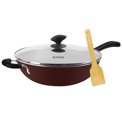 苏泊尔炒锅平底不粘锅家用平底锅