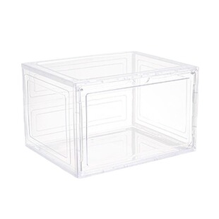 鞋盒收纳盒透明鞋子收纳鞋盒加厚磁吸省空间简易塑料宿舍正侧开门