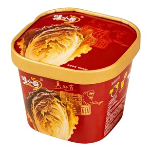 哇小厨酸菜鱼面冻干方便面泡面桶装面预制菜速食食品鸡蛋冲泡早餐