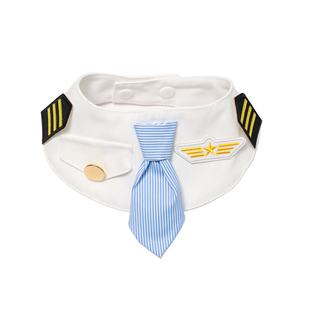 宠物服饰飞行员造型围脖猫狗通用可爱领结围兜萌宠可爱变装拍照