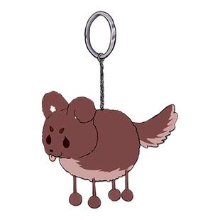 官谷 说谎的小狗会被吃掉的 可爱万岁毛绒挂件二次元快看正版周边