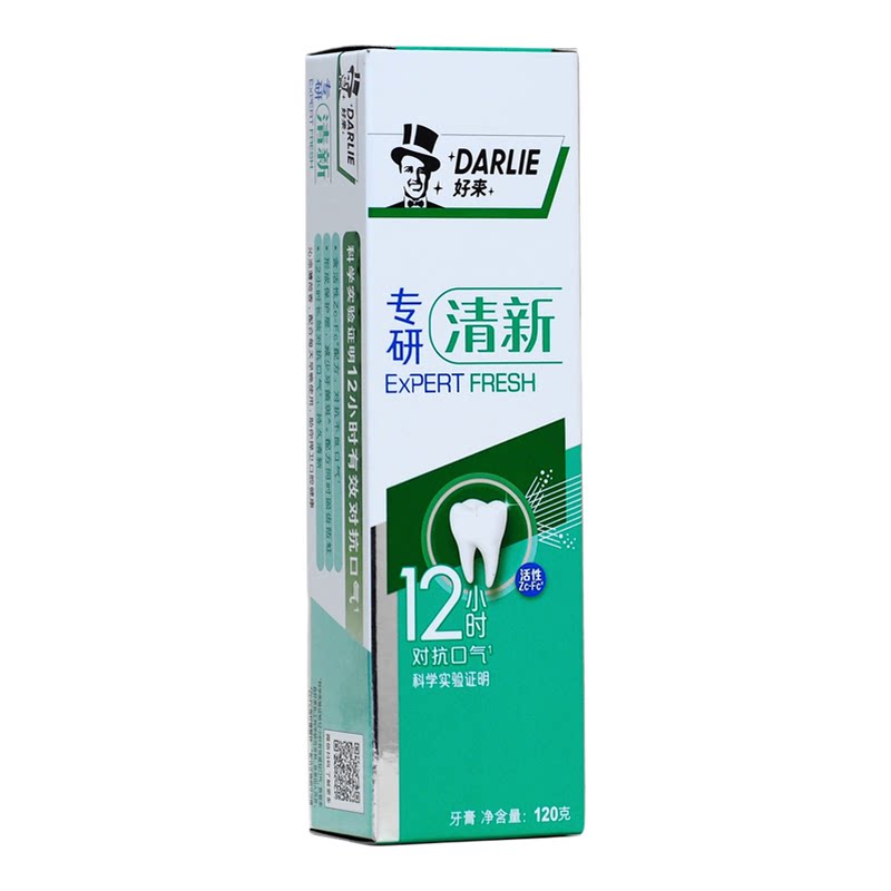好来专研清新牙膏120g