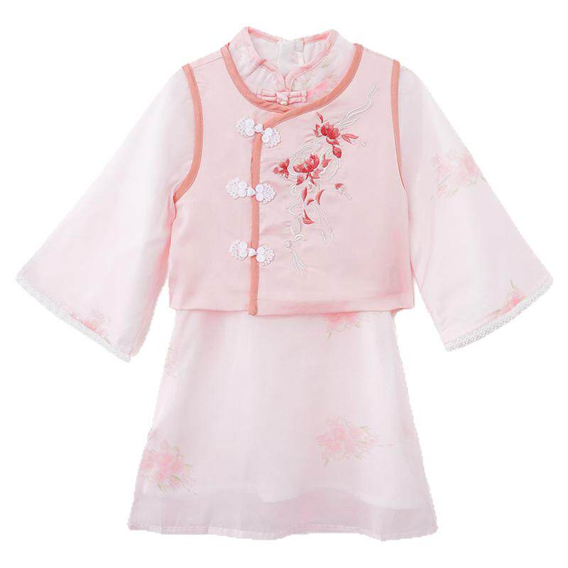 女宝春季汉服襦裙旗袍演出服