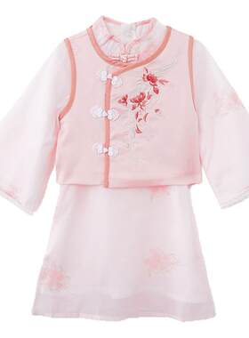 女宝春季汉服襦裙旗袍演出服