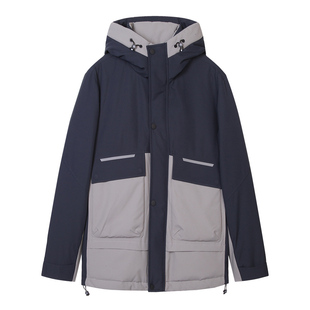 品牌男装一线大牌撒柜清仓2024新款加绒加厚保暖男鹅绒羽绒服外套