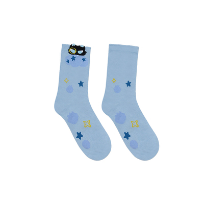 LOGICAT水果袜子苹果橙子蓝莓百搭吸汗透气男女袜子中筒袜