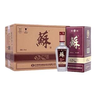 双沟苏酒普苏42度浓香型绵柔纯粮食高粱大曲白酒500mL*6瓶整箱装