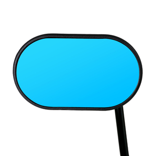 适用三阳蜂鸟原装后视镜片改装大视野凸面镜片广角倒车反光镜蓝镜