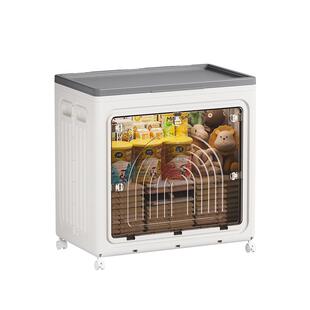 衣服收纳箱整理箱大容量超大家用翻盖带轮可折叠衣物被子储物柜