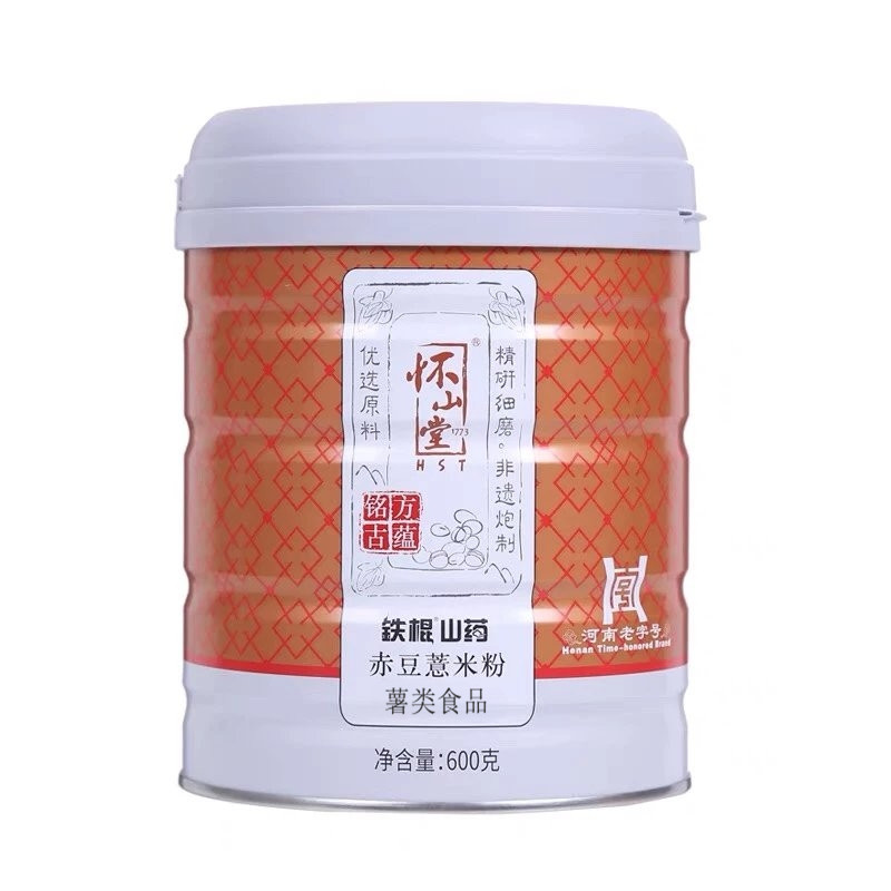 怀山堂铁棍山药赤豆薏米粉600g代餐红豆杂粮薏仁五谷营养饱腹冲饮