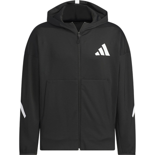 Adidas/阿迪达斯正品针织外套男士运动经典宽松针织外套JN0131