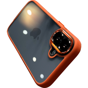 高级金属镜头适用新款苹果17手机壳标准版星宇橙iphone17手机壳17橙色全包拍照键16防摔15简约14高级感13透明