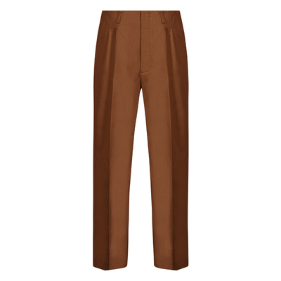 纯棉休闲复古宽松长裤西裤夏季