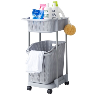 脏衣篮衣物简约洗衣篮衣服收纳筐收纳篮脏衣篓三层大号浴室置物架
