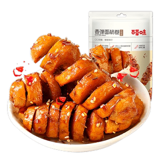 【59元任选10件】百草味香弹面筋卷135g辣条味豆干麻辣小吃小零食
