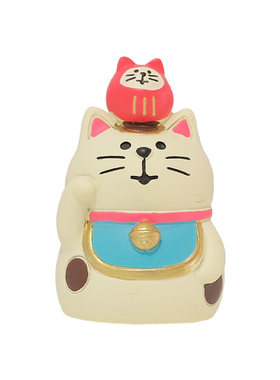 蛇年招财猫可爱桌面车载小摆件