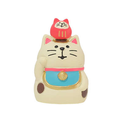 蛇年招财猫可爱桌面车载小摆件